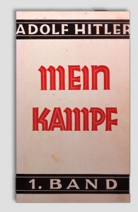 Titelseite des ersten Bandes "Mein Kampf"