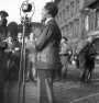 Massenversammlung im Berliner Lustgarten: Joseph Goebbels bei seiner Ansprache