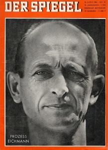 Nachrichtenmagazin "Der Spiegel" mit Titelfoto und -story zum Eichmann-Prozess